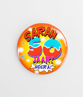Paperdreams button klein - sarah 50 jaar