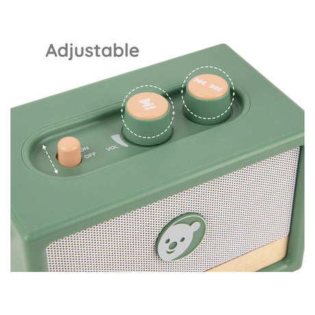 Classic world houten mini retro tunes met microfoon