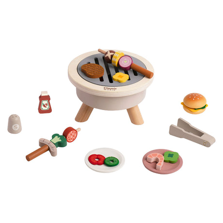 Classic world houten barbecueset - 30dlg.