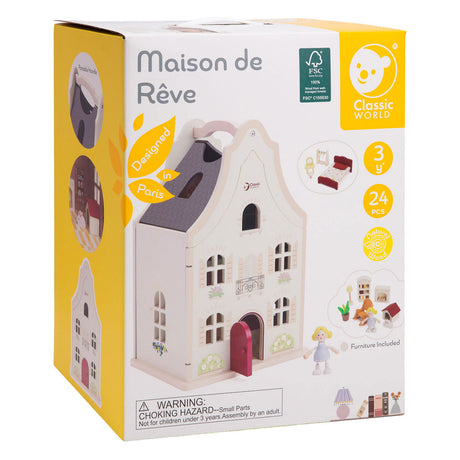 Classic world houten maison de reve - 24dlg.
