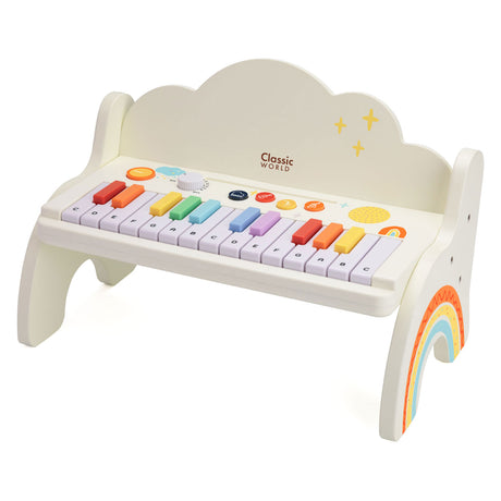 Classic world houten regenboog piano