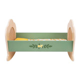 Classic world wooden cradle vintage doll bed - uni