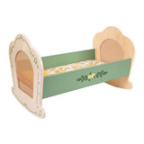 Classic world wooden cradle vintage doll bed - uni