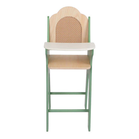 Classic world vintage wooden doll feeding chair