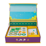 Klassiker World Puzzle Box Magnet - Verkehr