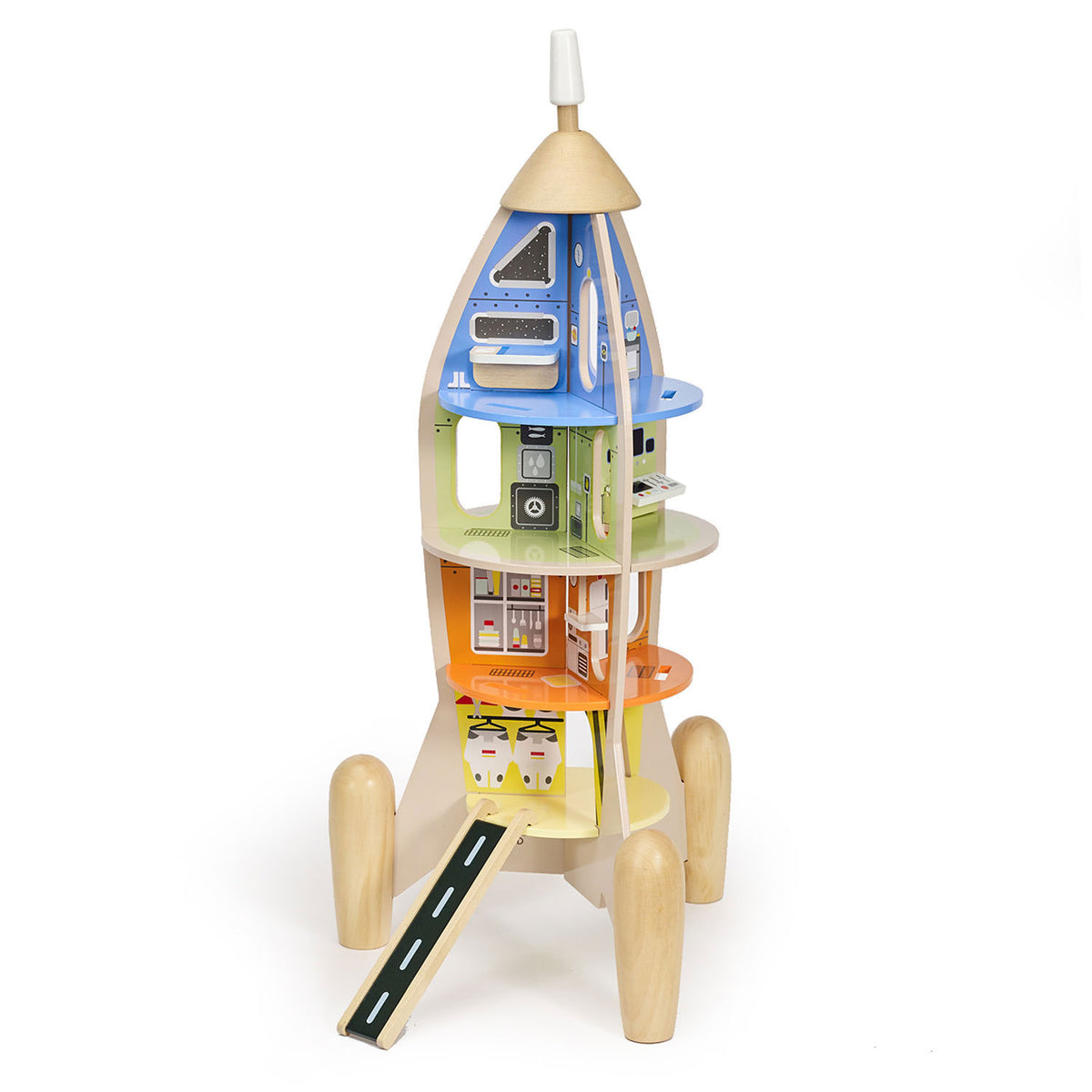 Classic World Holzbaurakete, 51-tlg.