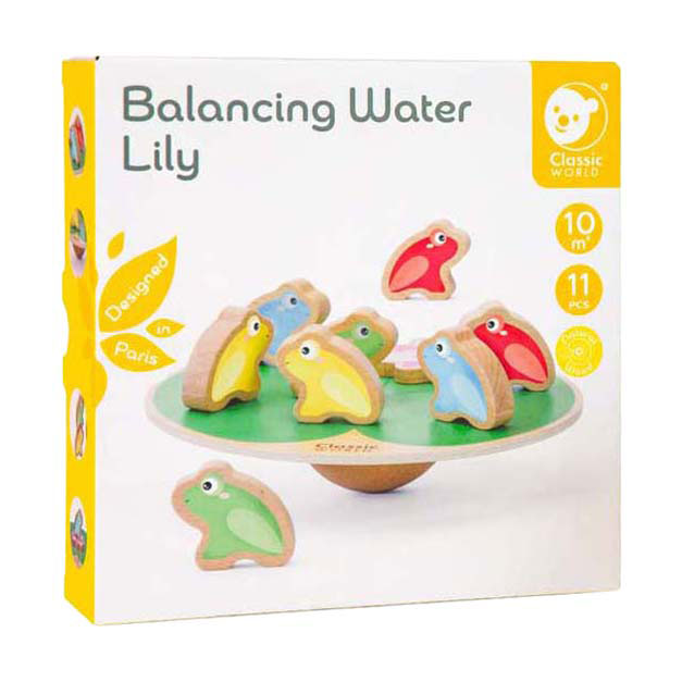 Klassische Weltklasse Waterlelie mit Fröschen