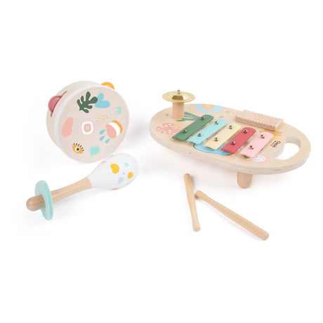 Klassische Welt Holzmusikinstrumente Set Iris