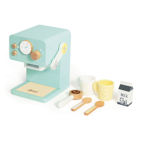 Classic World Kaffeemaschine aus Holz, 7-teilig.