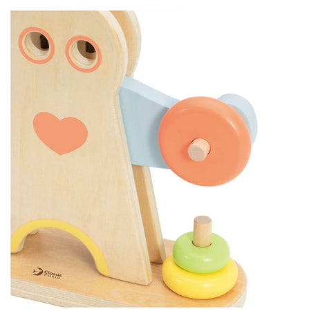 Classic World Holzwaage Herkules Lernspielzeug 7-teilig.