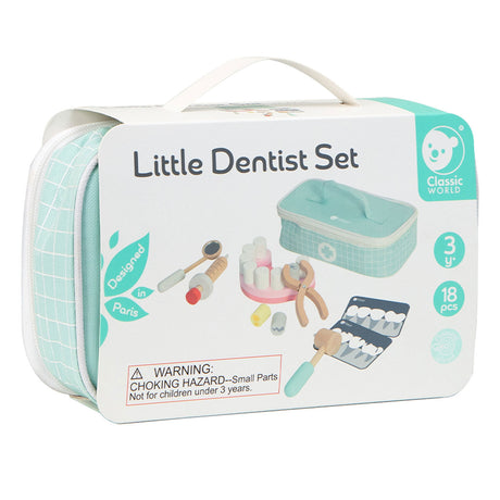 Classic World kleines Dental-Set, Arztkoffer, 18-teilig.