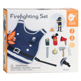 Classic World Feuerwehr-Spielset aus Holz, 8-teilig.