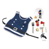 Classic World Feuerwehr-Spielset aus Holz, 8-teilig.