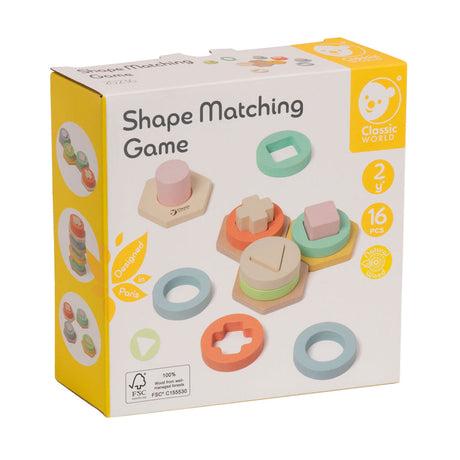 Lobbes Toys BV Classic World Holzformen-Matching-Spiel