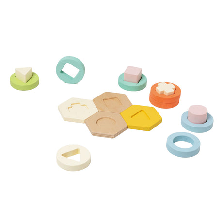Lobbes Toys BV Classic World Holzformen-Matching-Spiel