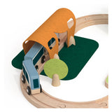 Classic World Holzeisenbahn-Spielset, 40-teilig.