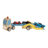 Lobbes Toys BV Classic World Holztransporter mit 3 Autos