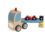 Lobbes Toys BV Classic World Holztransporter mit 3 Autos