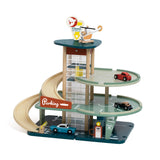 Classic World Vintage-Holzgarage mit Autos, 11-tlg.