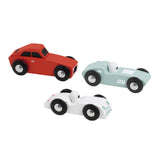 Classic World Sportwagen-Set aus Holz, 3-tlg.