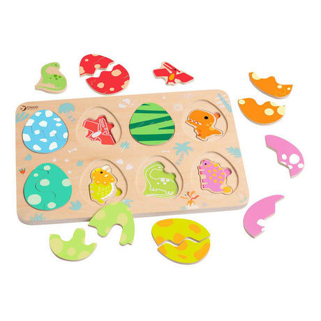 Klassische Welt Holzpuzzle Dinosaurier Lernspielzeug 25 Teile.