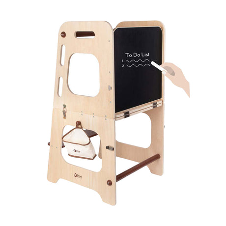 Classic World 2-in-1-Lernturm und Tisch aus Holz, verstellbar, 90 cm