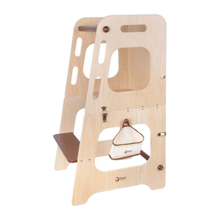 Classic World 2-in-1-Lernturm und Tisch aus Holz, verstellbar, 90 cm