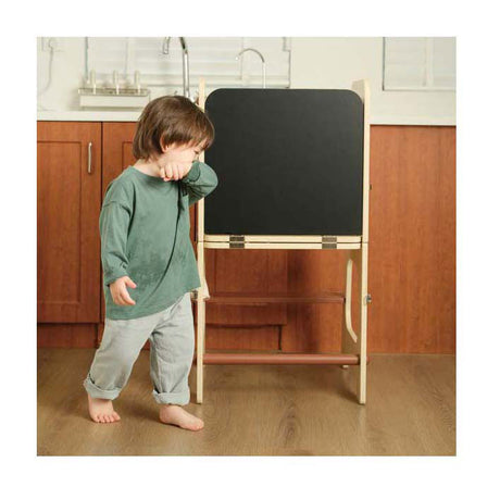 Classic World 2-in-1-Lernturm und Tisch aus Holz, verstellbar, 90 cm