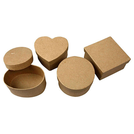 Kreativunternehmen http: www.cchobby.nl medium-boxes-h-5-cm-d-10-12-cm-28-piece-1-box