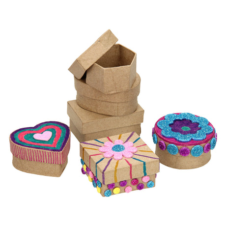 Kreativunternehmen https: www.cchobby.nl mini-boxes-h-3-cm-d-4-6-cm-6-piece-1-box