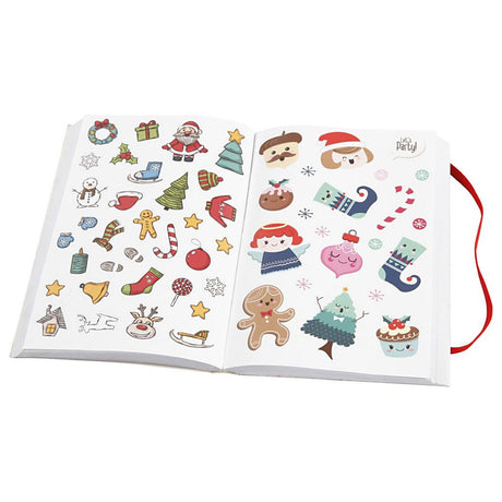 Creativ Company https: www.cchobby.nl Stickerbuch-Weihnachtsmotive-Größe-11-5x17-cm-ca-1700-Stück-76-Blatt-1-Stück