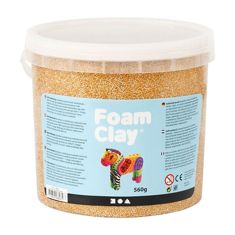 Schaumton https: www.cchobby.nl foam-clayr-metallic-gold-560-gr-1-bucket