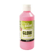 Im Dunkeln leuchtende Farbe der Firma Creativ – hellrot, 250 ml