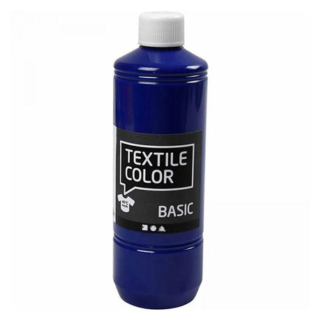 Creativ Company Textilfarbe - Grundfarben, 5x500ml
