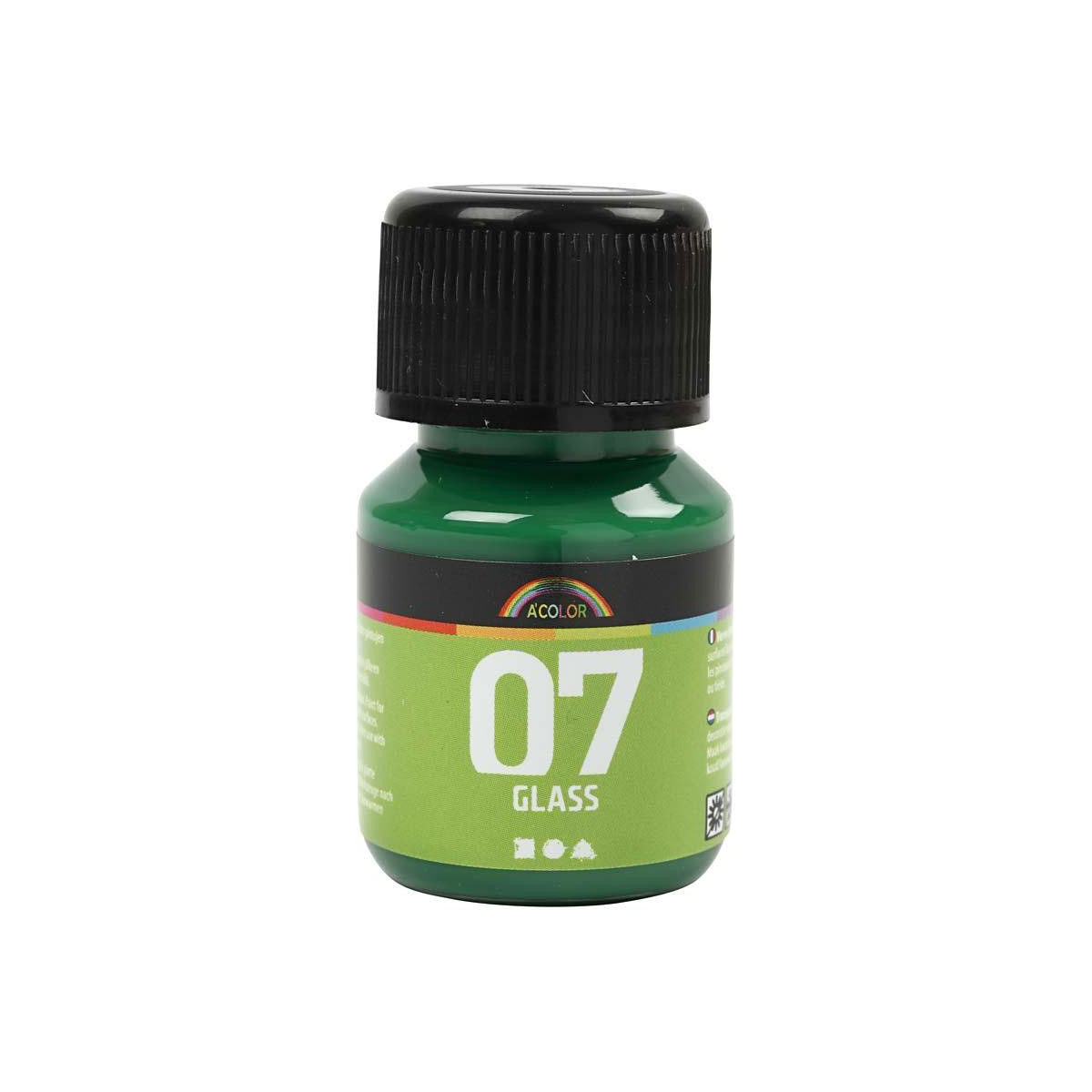 Creativ Company permanente Glasfarbe – Brillantgrün, 30 ml