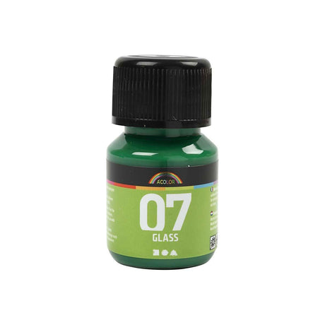 Creativ Company permanente Glasfarbe – Brillantgrün, 30 ml