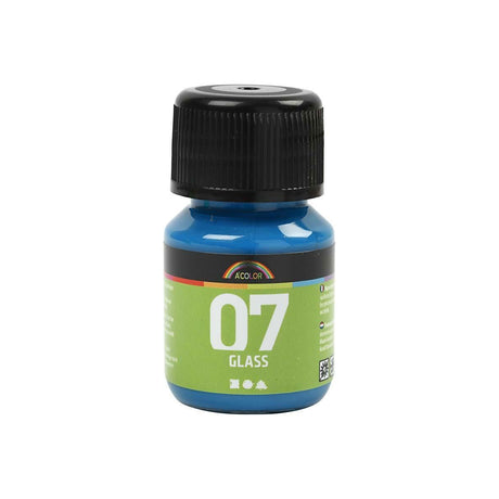 A-Color Glas transparente Glasfarbe 30 ml Türkis