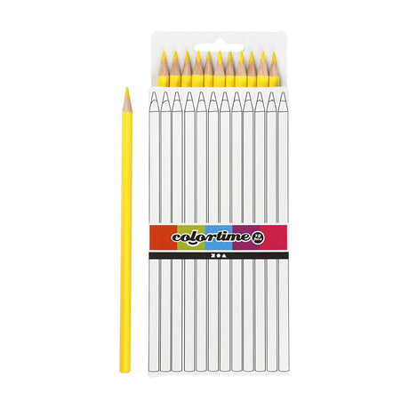 Creativ-Unternehmen http: www.cchobby.nl colortime-colored-pencils-l-17-cm-refill-3-mm-yellow-12-piece-1-box