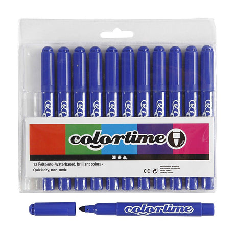 Creativ Company blaue Jumbo-Marker, 12 Stk.