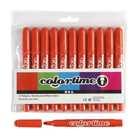 Creativ Company dunkelorange Jumbo-Marker, 12 Stk.