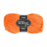 Creativ Company Acrylgarn Neon - Neonorange, 50gr