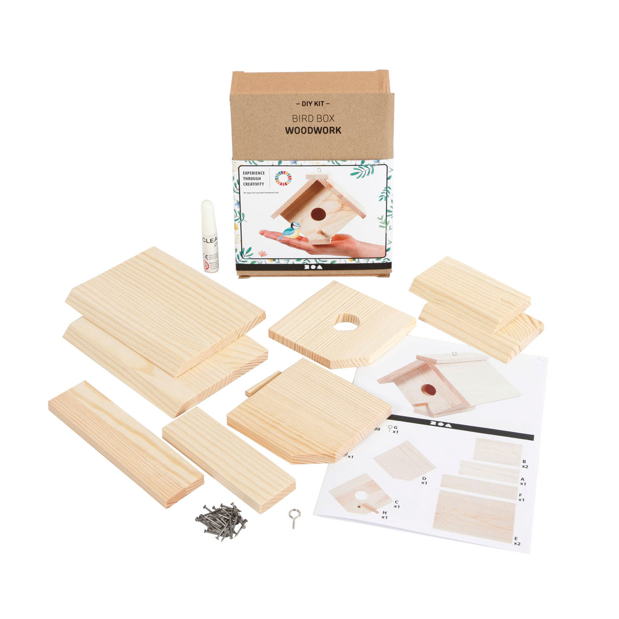 Vogelhaus aus Holz der Firma Creativ