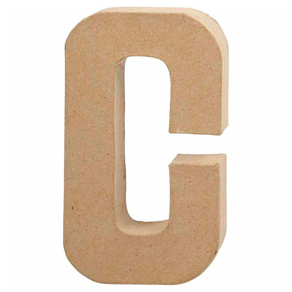 Creativ Firmenbuchstabe Pappmaché - c, 20,5cm
