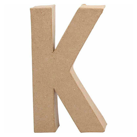 Creativ Firmenbuchstabe Pappmaché - k, 20,5cm