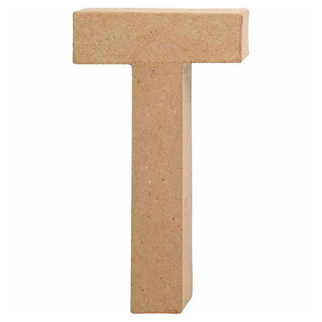 Creativ Firmenbuchstabe Pappmaché - t, 20,5cm