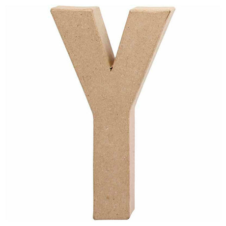 Creativ Firmenbuchstabe Pappmaché - y, 20,5cm