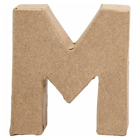 Creativ Firmenbuchstabe Pappmaché - m, 10cm