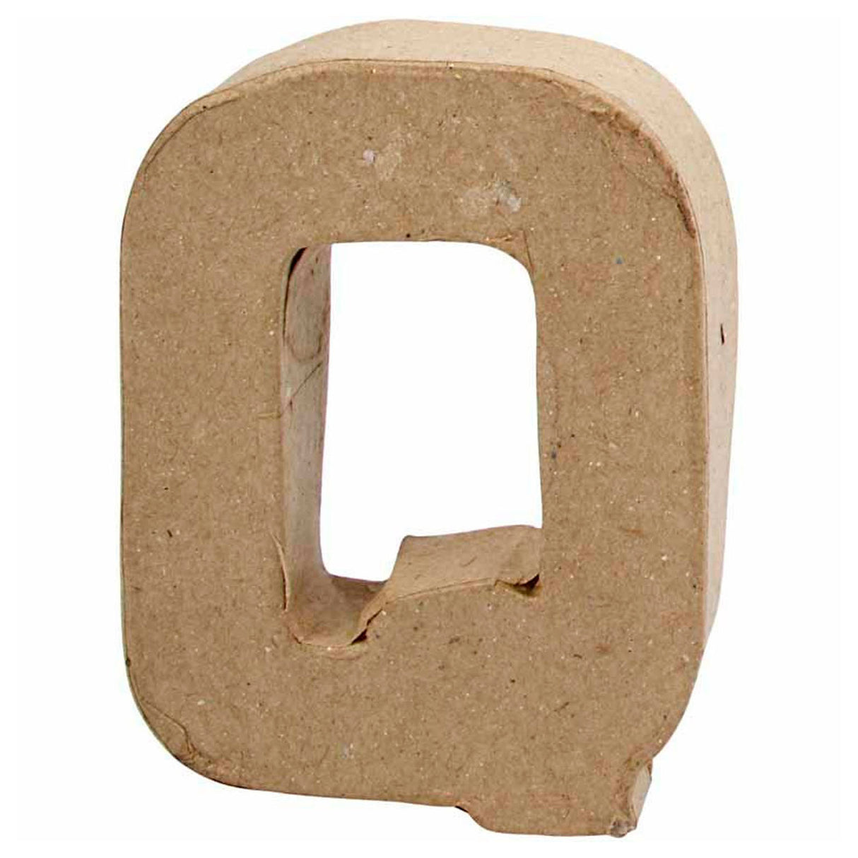 Creativ Firmenbuchstabe Pappmaché - q, 10cm