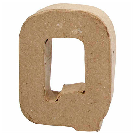 Creativ Firmenbuchstabe Pappmaché - q, 10cm