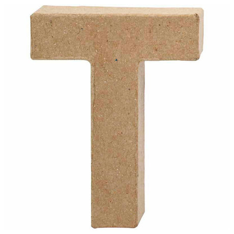 Creativ Firmenbuchstabe Pappmaché - t, 10cm